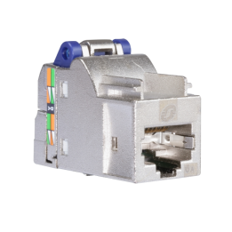 Schneider - Kit LexCom Home 1 x Connecteur Fix RJ45  + 1 x RJ45 S-One Cat 6A Blindée STP - Réf : VDIR380005 + VDIB1772XB96