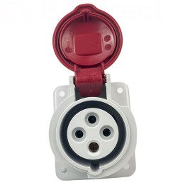 Digital - Prise de Courant Européenne 3P+T 16A - 380V IP 44 - 51112 (03302)