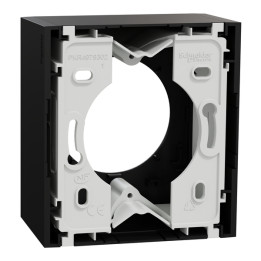 Schneider - Odace 2025 - boîte pour montage en saillie - 1 poste - noir onyx - Réf : S940762