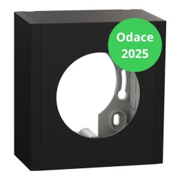 Schneider - Odace 2025 - boîte pour montage en saillie - 1 poste - noir onyx - Réf : S940762