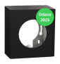 Schneider - Odace 2025 - Boîte pour montage en saillie - 1 poste - Noir onyx - Réf : S940762
