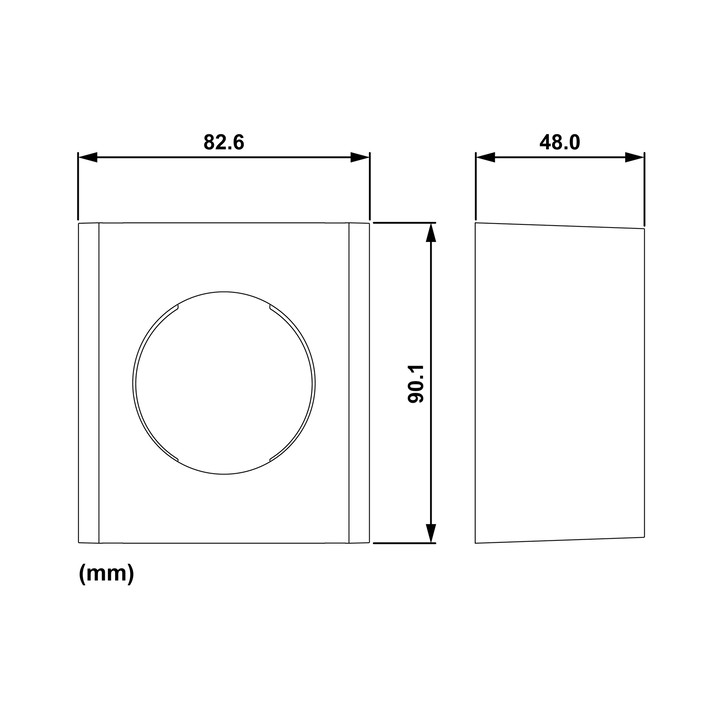 Schneider - Odace 2025 - boîte pour montage en saillie - 1 poste - noir onyx - Réf : S940762