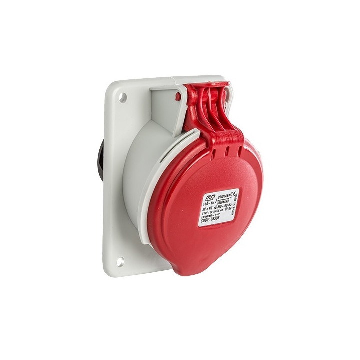 Digital - Prise de Courant Européenne 3P+T+N 16A - 380V IP 44 - Réf : 51116 (03303)