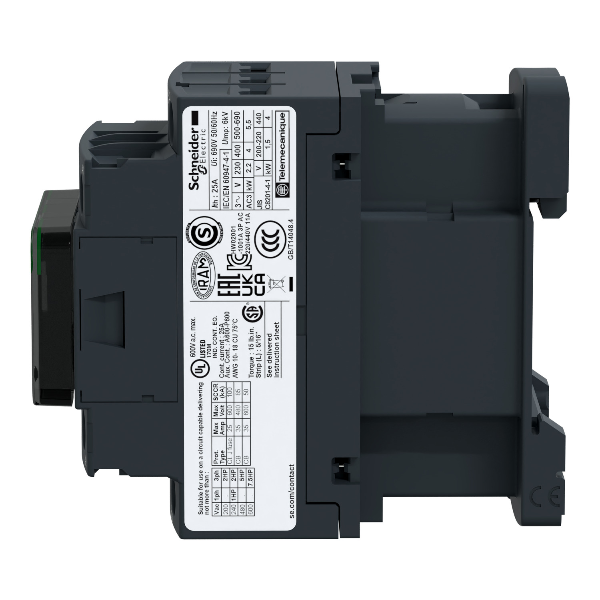 Schneider Tesys - Contacteur moteur - 12A - 1F+1O - 48Vca - Réf : LC1D12E7