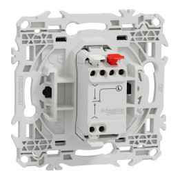 Schneider - Odace 2025 - interrupteur ou poussoir volet roulant 3 positions à levier - noir onyx - Réf : S940208
