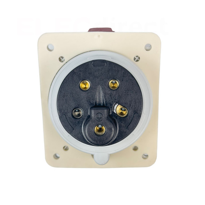 Digital - Prise de Courant Européenne 3P+T+N 32A + Fiche mâle - 380V - IP 44 - Réf. : 51118+51318