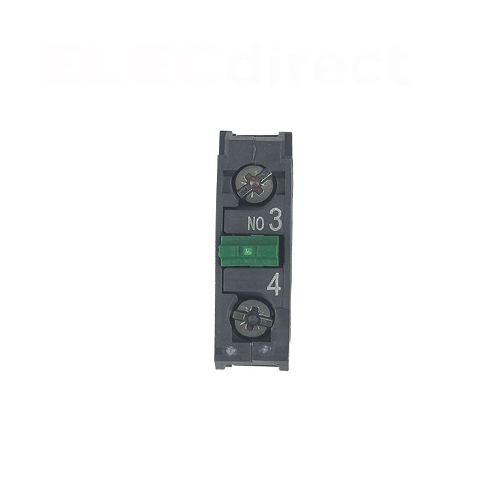 Schneider - boite jaune arrêt urgence rouge - pousser tourner - 1F+1O - Ø40 - Réf : XALK178E