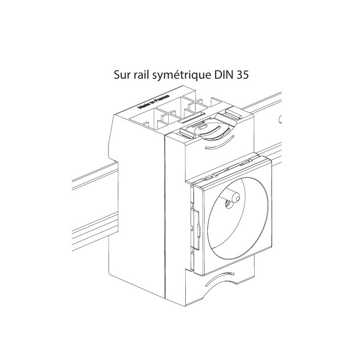 Legrand - PC 2P+T 16A 220V  à  Eclips Modulaire - Réf : 004280