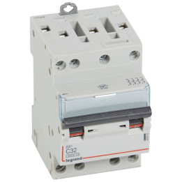 Legrand - Disjoncteur 4P DX3 32A - 10kA - courbe C - Réf : 407910