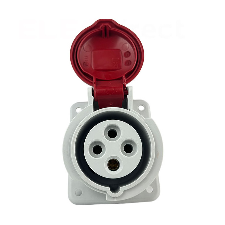 Digital - Prise de Courant Européenne socle 3P+T 16A - 380V IP 44 - Réf : 51212 (03322)