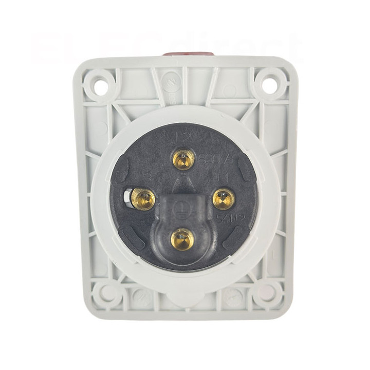 Digital - Prise de Courant Européenne socle 3P+T 16A - 380V IP 44 - Réf : 51212 (03322)