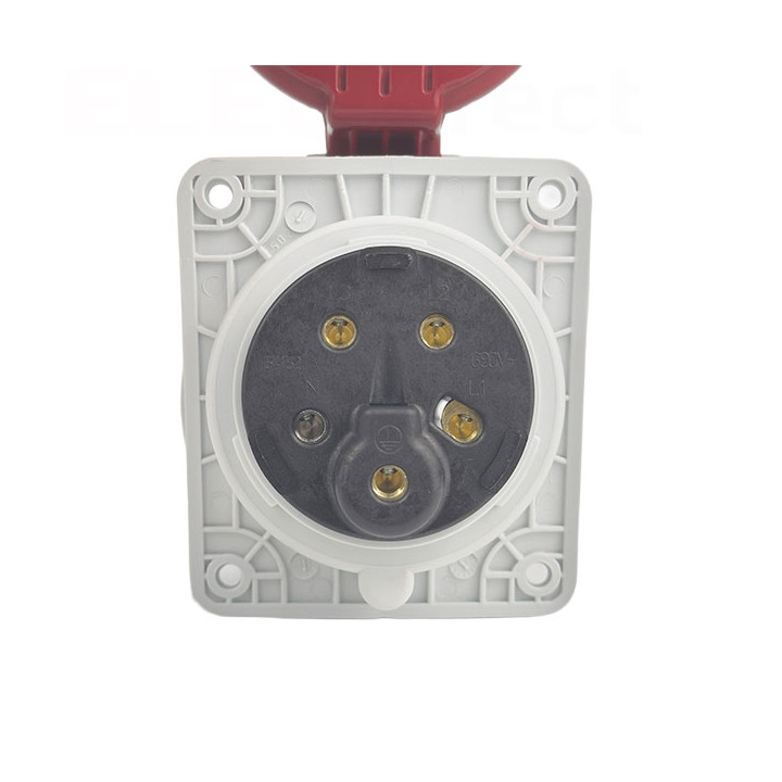 Digital - Prise de Courant Européenne socle 3P+T+N 32A - 380V IP 44 - Réf : 51218 (03326)