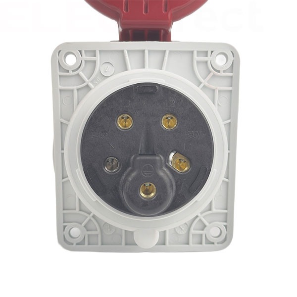 Digital - Prise de Courant Européenne socle 3P+T+N 32A - 380V IP 44 - Réf : 51218 (03326)