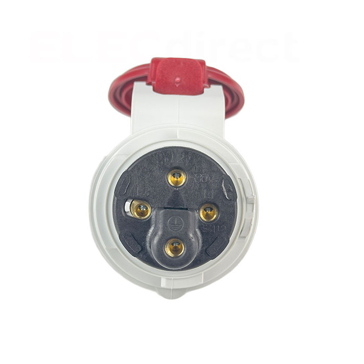 Digital - Fiche femelle 3P+T 16A -380V - IP44 - Réf : 51412 (03202)