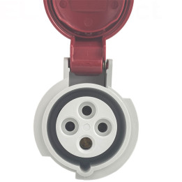 Digital - Fiche femelle 3P+T 16A -380V - IP44 - Réf : 51412 (03202)