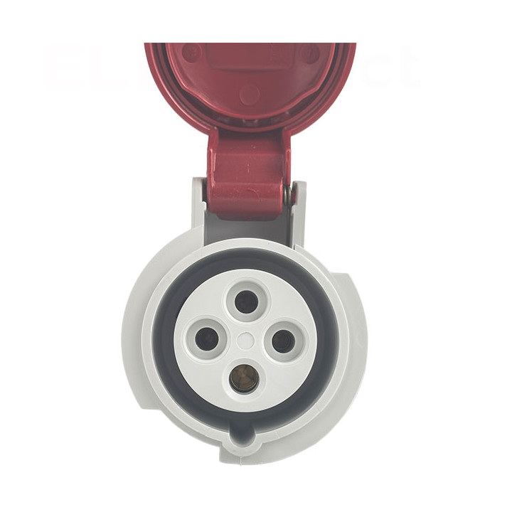 Digital - Fiche femelle 3P+T 16A -380V - IP44 - Réf : 51412 (03202)