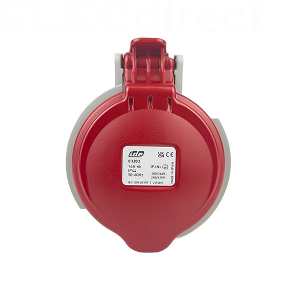 Digital - Fiche femelle 3P+N+T 16A -380V - IP44 - Réf : 51416 (03203)
