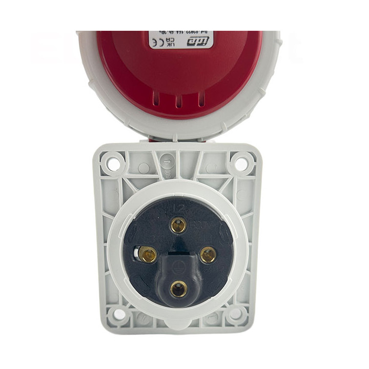 Digital - Prise de Courant Européenne socle 3P+T 16A - 380V IP 67 - Réf : 51712 (03822)