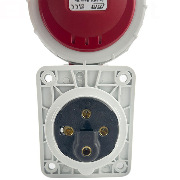 Digital - Prise de Courant Européenne socle 3P+T 16A - 380V IP 67 - Réf : 51712 (03822)