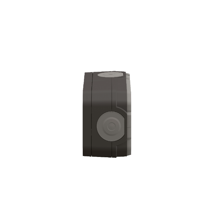 Legrand - Plexo L - Boîtier saillie étanche - 2 postes - horizontal/vertical - sans cloison - Anthracite - Réf : 069602L