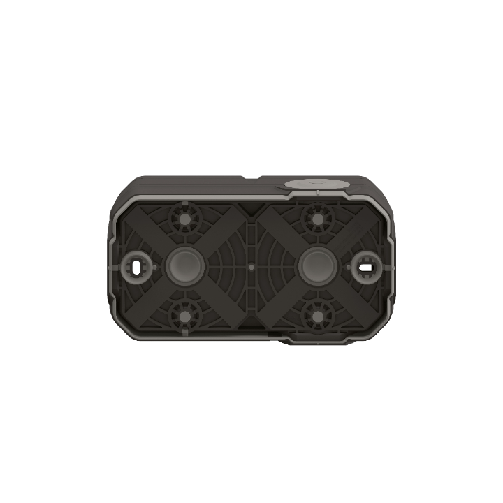 Legrand - Plexo L - Boîtier saillie étanche - 2 postes - horizontal/vertical - sans cloison - Anthracite - Réf : 069602L