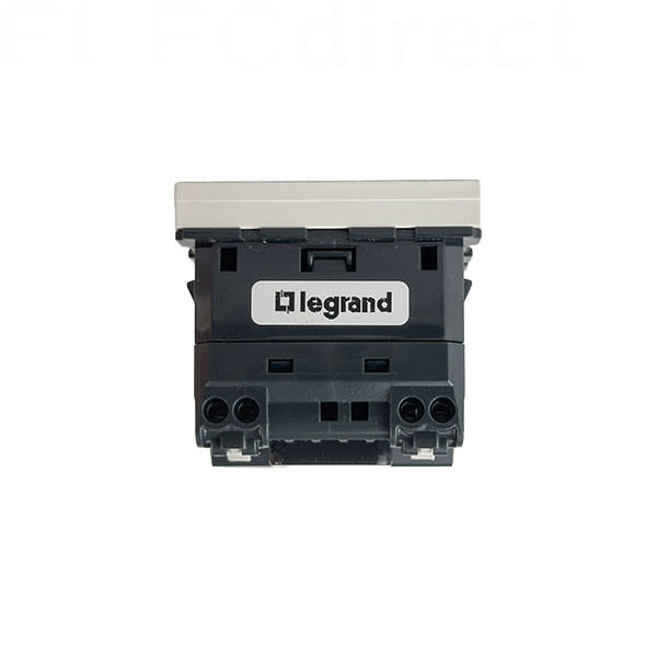 Legrand - Prise USB Type-A + USB Type-C - 3A - 15W - 2 modules - Blanc - Mosaic Link - Réf : 077570L