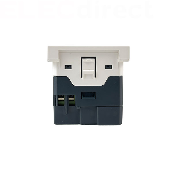 Legrand - Chargeur Simple USB Type-C - 3A - 30W Power Delivery - 2 Modules- Blanc - Mosaic - Réf : 077585L