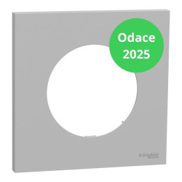 Schneider - Odace 2025 - plaque de finition 1 poste - Gris galet - Réf : S901702