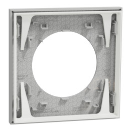 Schneider - Odace 2025 - plaque de finition 1 poste - Gris galet - Réf : S901702