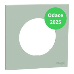 Schneider - Odace 2025 - plaque de finition 1 poste - Vert jade - Réf : S903702