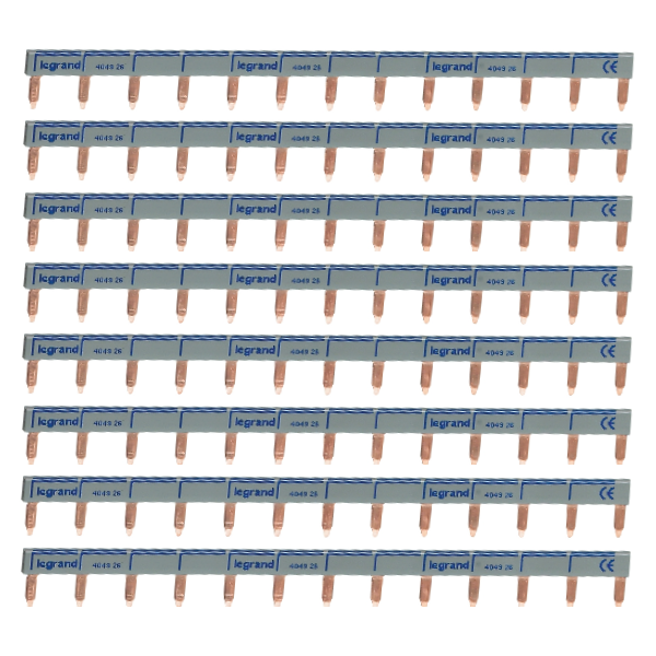 Legrand - Peignes d'alimentation 13 Modules Universel PH + N - Réf : 404926x8