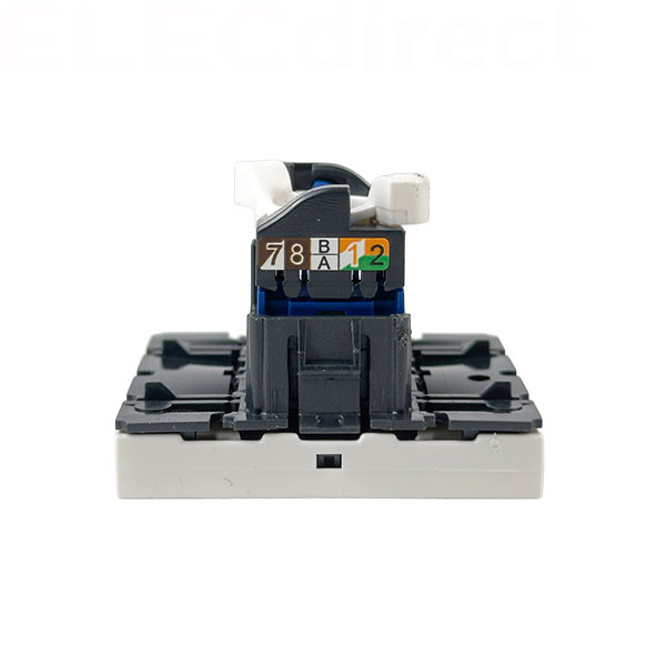 Legrand - Prise RJ45 Cat. 6 FTP - 2 Modules - Blanc - Mosaic - Réf : 076565