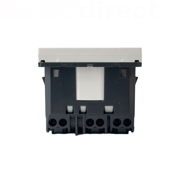 Legrand - Quadruple prise de courant 2P+T - Raccordement latéral - 8 Modules - Surface - Blanc - Mosaic Link - Réf : 077144L