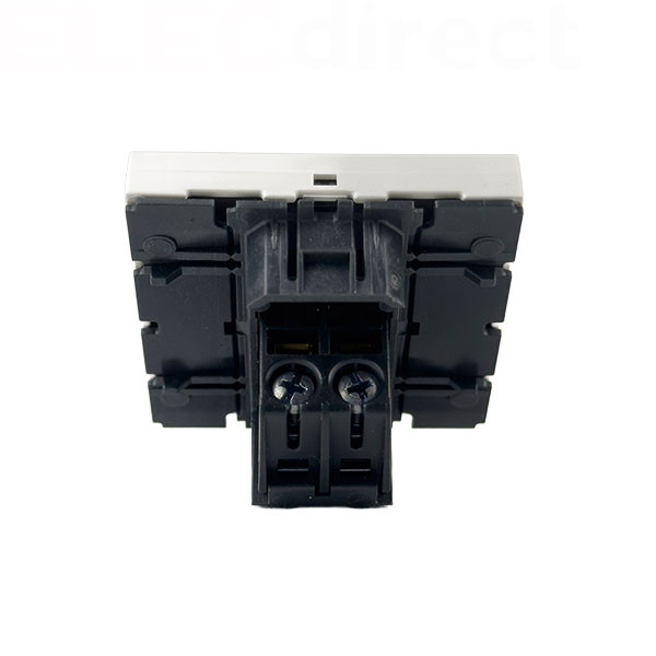 Legrand - Prise Haut-parleur - 2 modules - Blanc - Mosaic - Réf : 078751