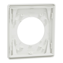 Schneider - Odace Architecte 2025 - plaque de finition 1 poste - Blanc craie - Réf : S920802