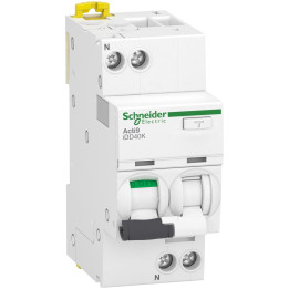 Schneider - Acti9 - iDD40K - Disj diff - 10A - 1P+N - type AC - 4,5kA - 300mA - Réf : A9DK5610