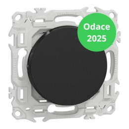 Schneider - Odace 2025 - permutateur - bornes automatiques - 10AX - Noir onyx - Réf : S940205