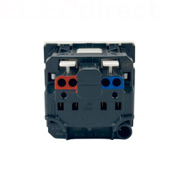 Legrand - Mosaic - PC 2P - bornes auto - 2 modules - Blanc - Réf : 077110