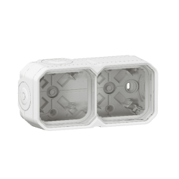 Legrand - Plexo L - Boîtier saillie étanche composable - 2 postes - horizontal/vertical - blanc - Réf : 069690L