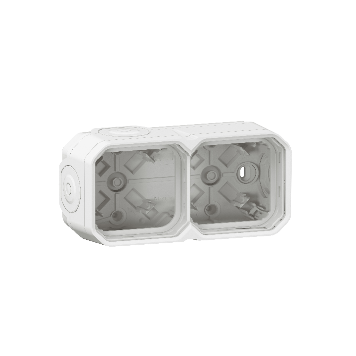 Legrand - Plexo L - Boîtier saillie étanche composable - 2 postes - horizontal/vertical - blanc - Réf : 069690L