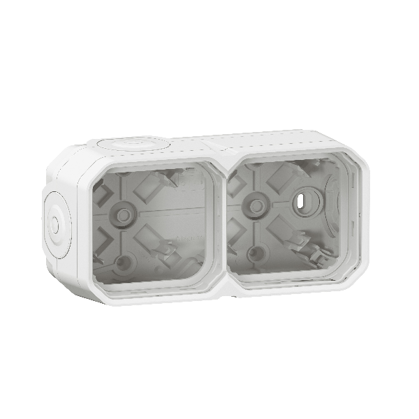 Legrand - Plexo L - Boîtier saillie étanche composable - 2 postes - horizontal/vertical - blanc - Réf : 069690L