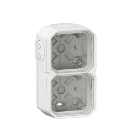 Legrand - Plexo L - Boîtier saillie étanche composable - 2 postes - horizontal/vertical - blanc - Réf : 069690L