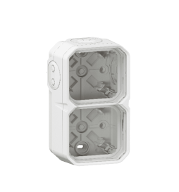 Legrand - Plexo L - Boîtier saillie étanche composable - 2 postes - horizontal/vertical - blanc