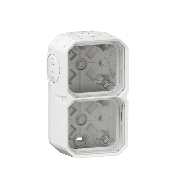 Legrand - Plexo L - Boîtier saillie étanche composable - 2 postes - horizontal/vertical - blanc - Réf : 069690L