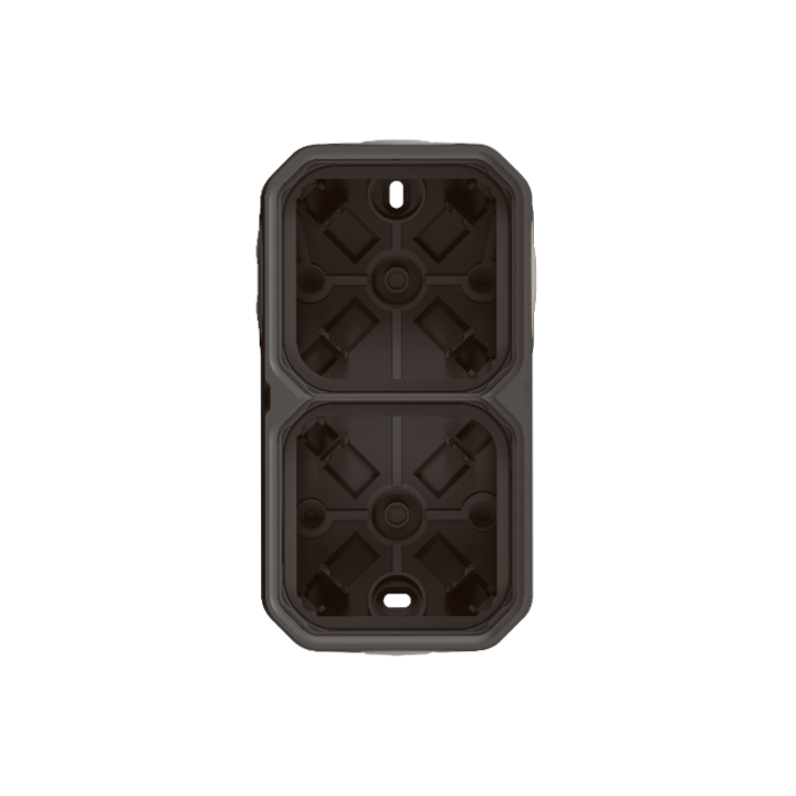 Legrand - Plexo L - Boîtier saillie étanche composable - 2 postes - horizontal/vertical - anthracite - Réf : 069602L