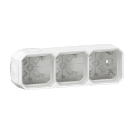 Legrand - Plexo L - Boîtier saillie étanche composable - 3 postes - horizontal/vertical - blanc - Réf : 069688L