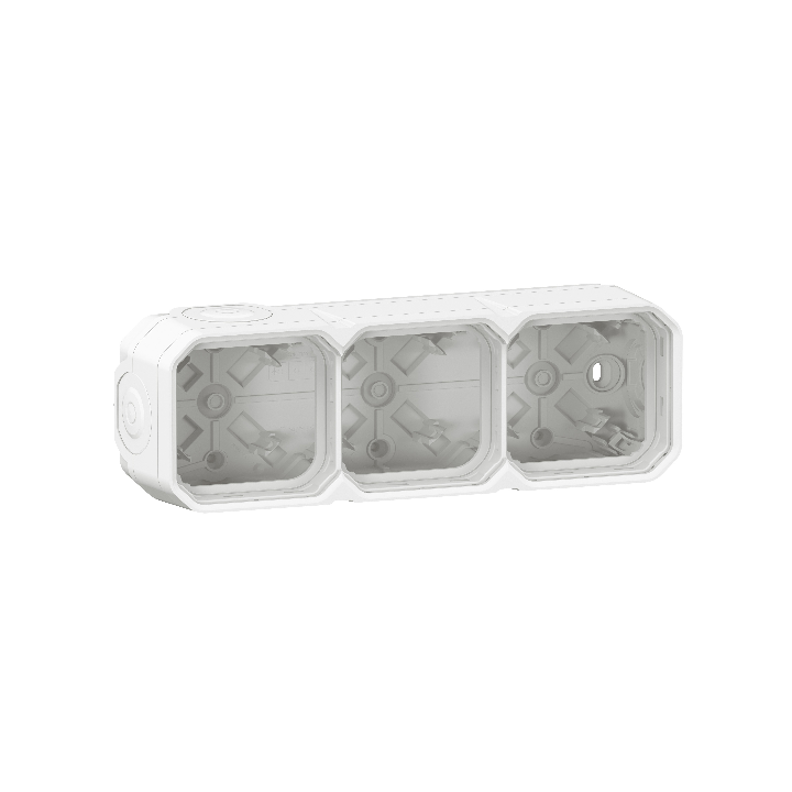 Legrand - Plexo L - Boîtier saillie étanche composable - 3 postes - horizontal/vertical - blanc - Réf : 069688L
