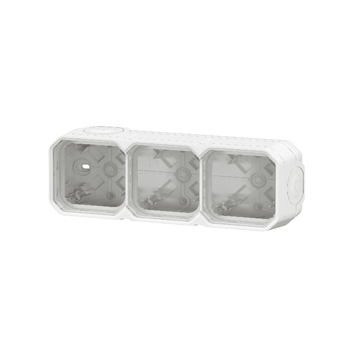 Legrand - Plexo L - Boîtier saillie étanche composable - 3 postes - horizontal/vertical - blanc - Réf : 069688L