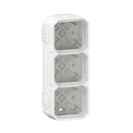 Legrand - Plexo L - Boîtier saillie étanche composable - 3 postes - horizontal/vertical - blanc - Réf : 069688L