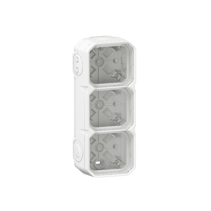 Legrand - Plexo L - Boîtier saillie étanche composable - 3 postes - horizontal/vertical - blanc - Réf : 069688L